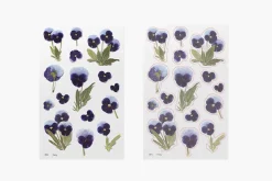 Pansy Pressed Flower Sticker