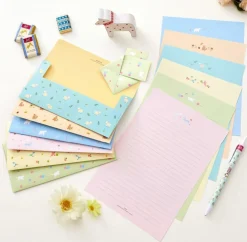 Pastel Animal Letter Set