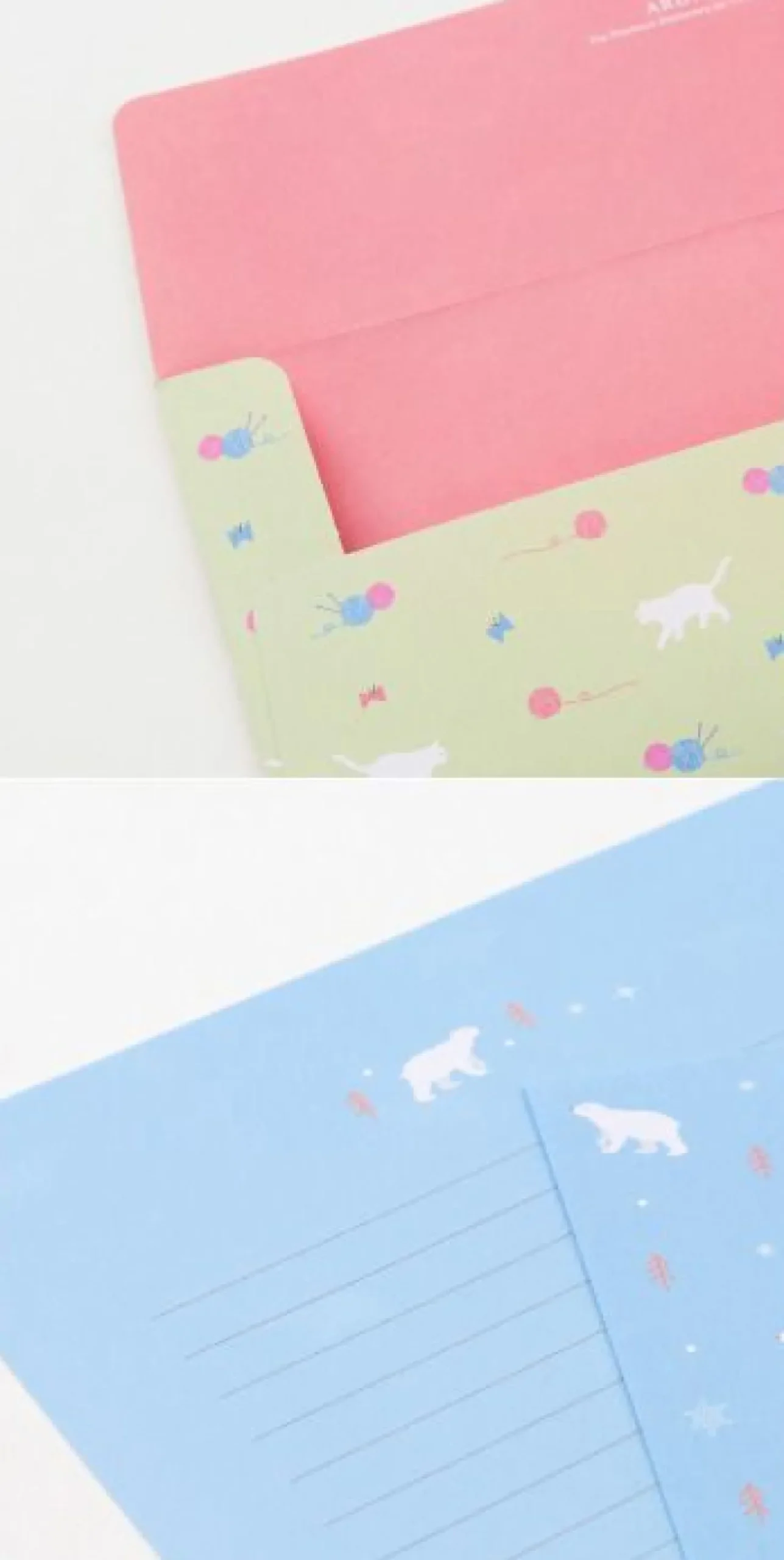 Pastel Animal Letter Set