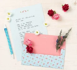 Pastel Floral Letter Set