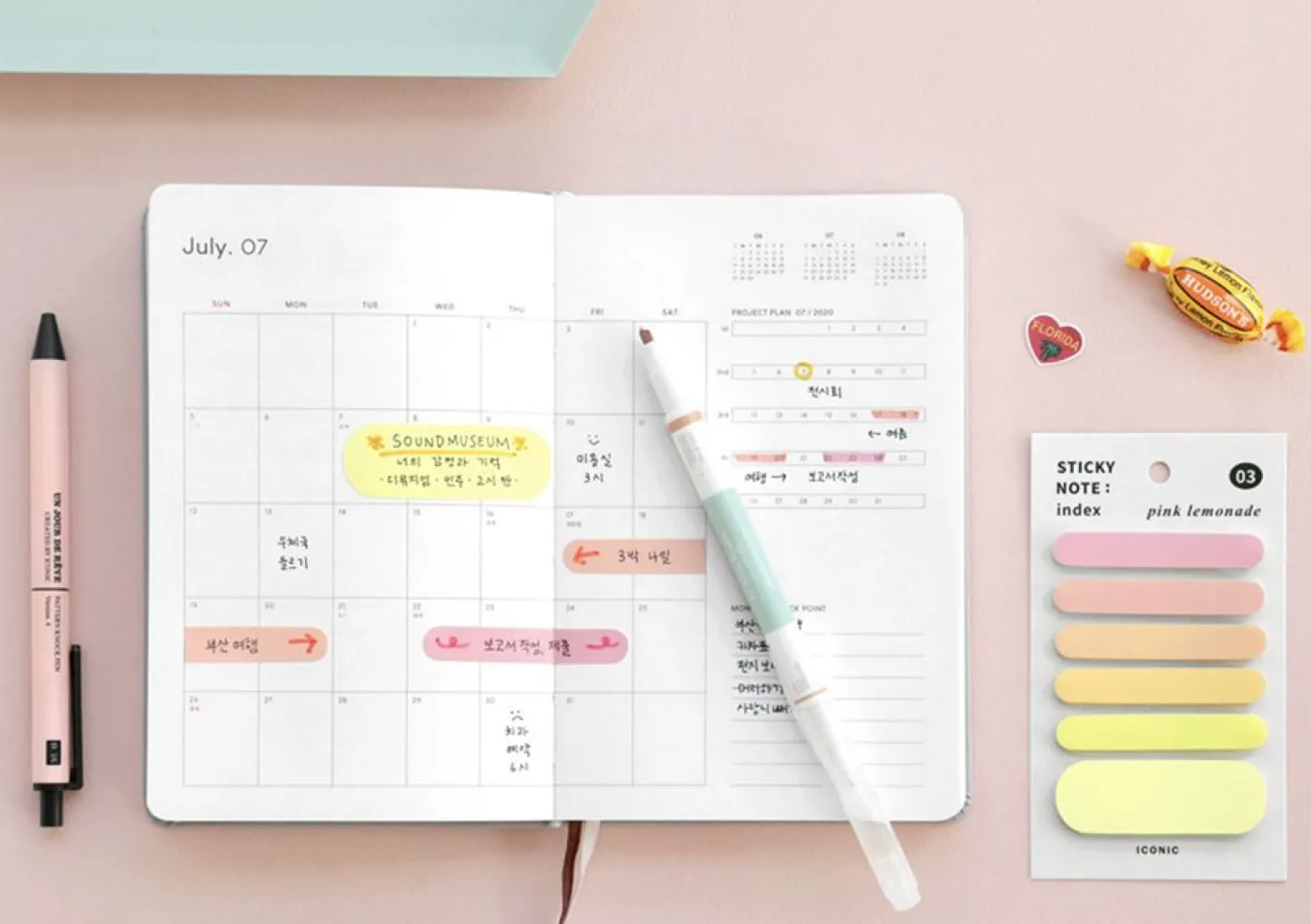 Pastel Index Sticky Note