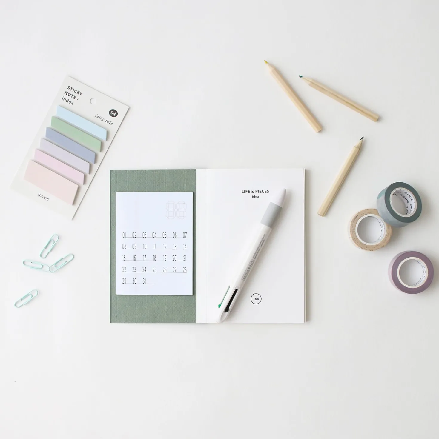 Pastel Index Sticky Note