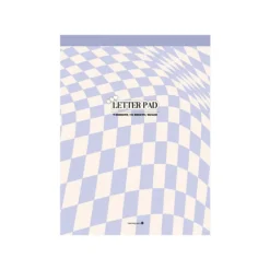 Pastel Pattern Letter Notepad