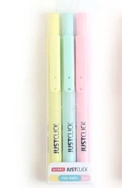 Pastel Retractable Highlighter Set