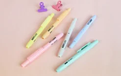 Pastel Retractable Highlighter Set