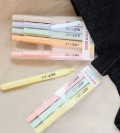 Pastel Retractable Highlighter Set