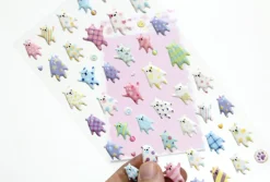 Patterned Bear Deco Sticker