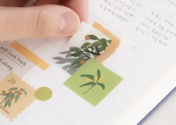 6pcs Afterglow Square Removable Sticker Set