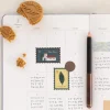 6pcs Afterglow Stamp Sticker Set
