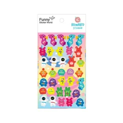 7pcs Alien Reward Paper Sticker Set