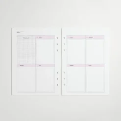 7pcs Basic 6 Ring A5 Binder Set