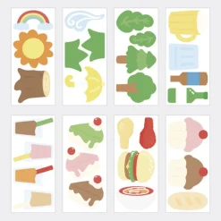 8pcs Big Point Paper Sticker Set