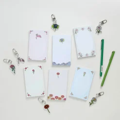 6pcs Blooming Garden Sticky Note Set