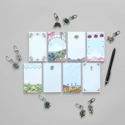 6pcs Blooming Garden Sticky Note Set