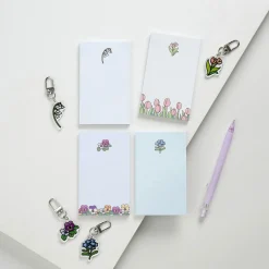 6pcs Blooming Garden Sticky Note Set