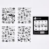 4pcs Bunny Removable Sticker Set