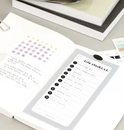 6pcs Calendar Month & Date Sticker Set