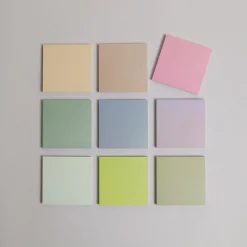 9pcs Colorful Dot Grid Sticky Note Set