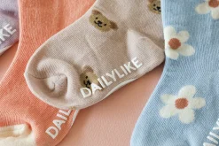 4pcs Daily Kids Crew Socks Set