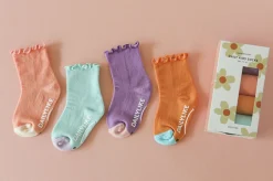 4pcs Daily Kids Crew Socks Set