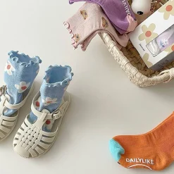 4pcs Daily Kids Crew Socks Set