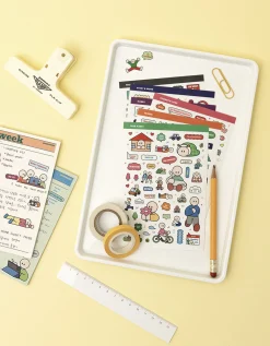 6pcs Daily Point Removable Sticker Set