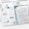 6pcs Doodle Alphabet Sticker Set