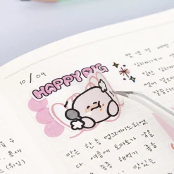 6pcs Doodle Point Removable Sticker Set