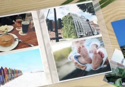 4pcs Double Pocket Photo Album Set