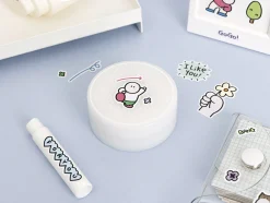 6pcs Drawing Point Removable Sticker Set