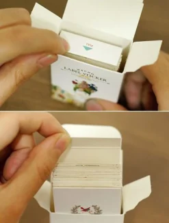 48pcs Flower Label Sticker Set