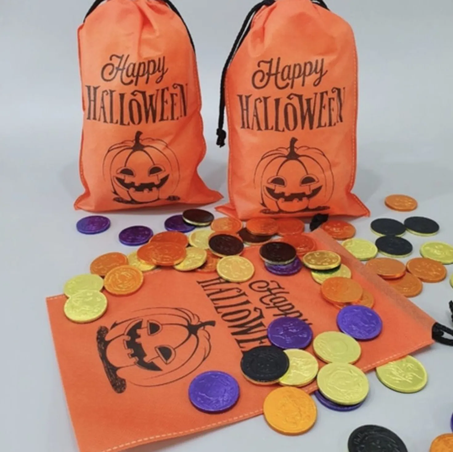 2pcs Halloween Drawstring Bag