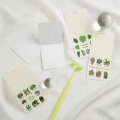 2pcs Houseplant Mini Card Set