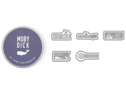 5pcs Literature Tin Bookmark Set