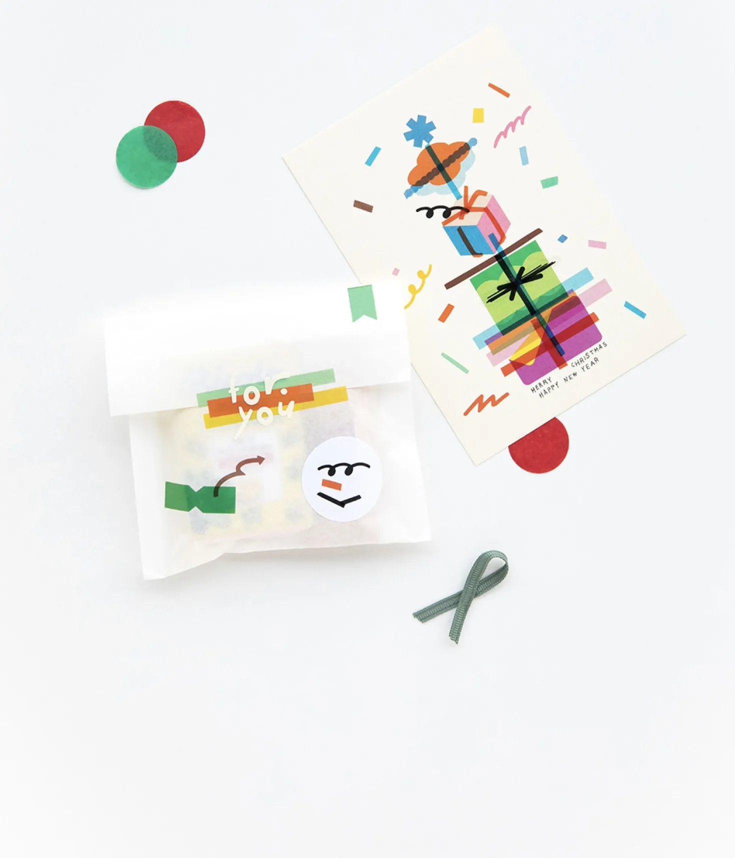 8pcs Little Things See-through Sticker Set