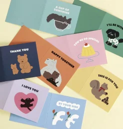 24pcs Mini Friends Card Set