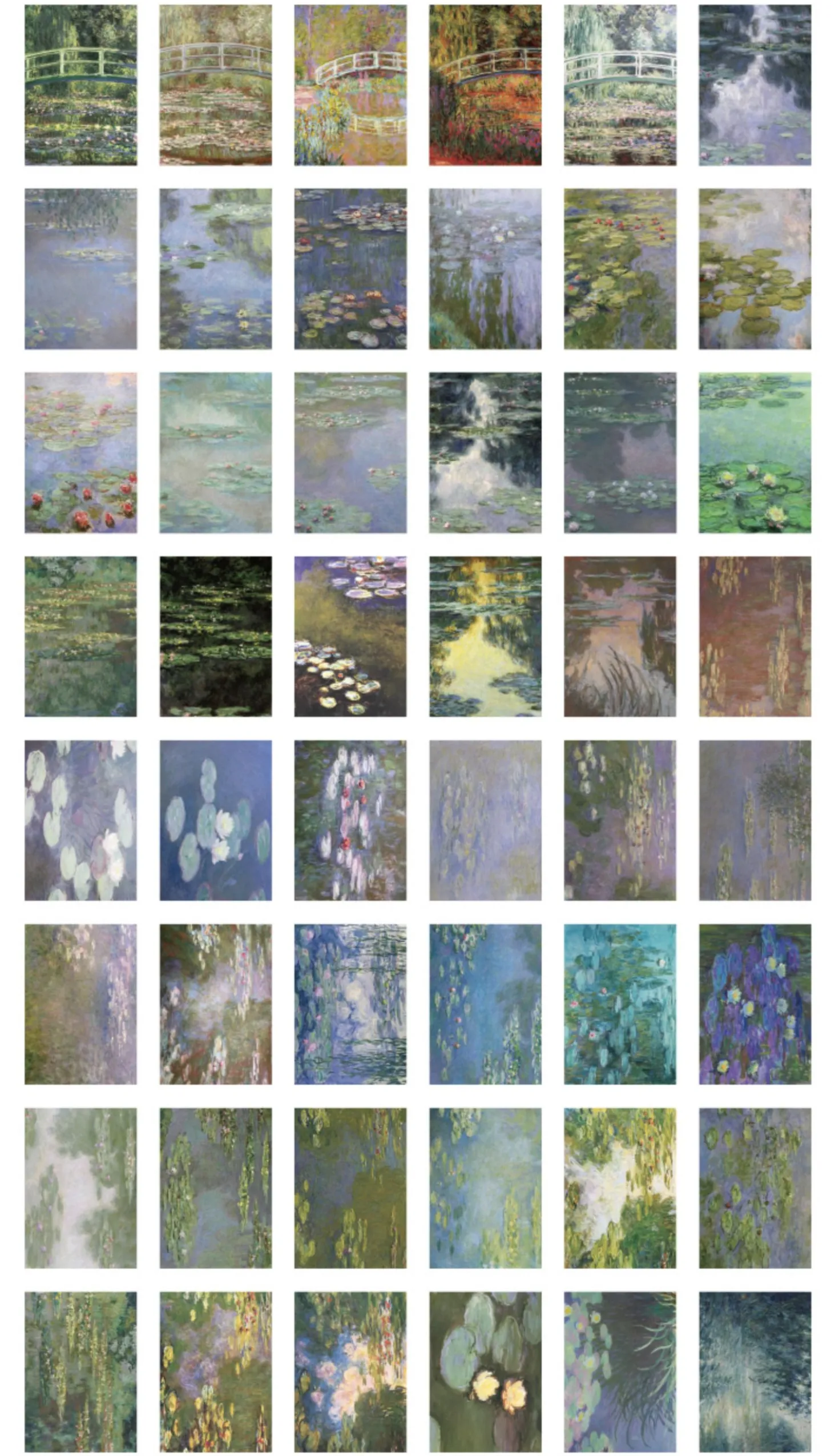 48pcs Monet Label Sticker Set v2