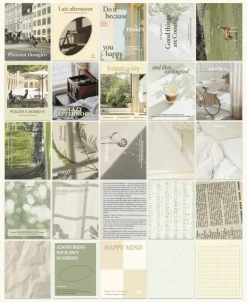 50pcs Moodscape Background Sticker Set
