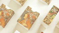 48pcs Mucha Label Sticker Set