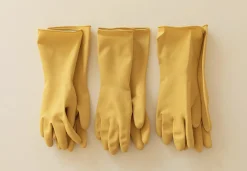 3pcs Natural Rubber Latex Gloves Set