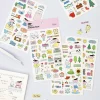 6pcs Palette Daily Sticker Set