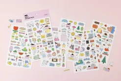 6pcs Palette Daily Sticker Set