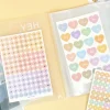 8pcs Paperian Removable Deco Sticker Set
