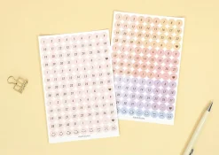 8pcs Paperian Removable Deco Sticker Set