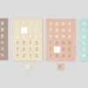 1152pcs Pastel Alphabet Sticker Set