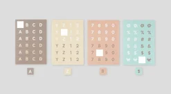 1152pcs Pastel Alphabet Sticker Set