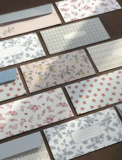 24pcs Pattern Gift Envelope Set