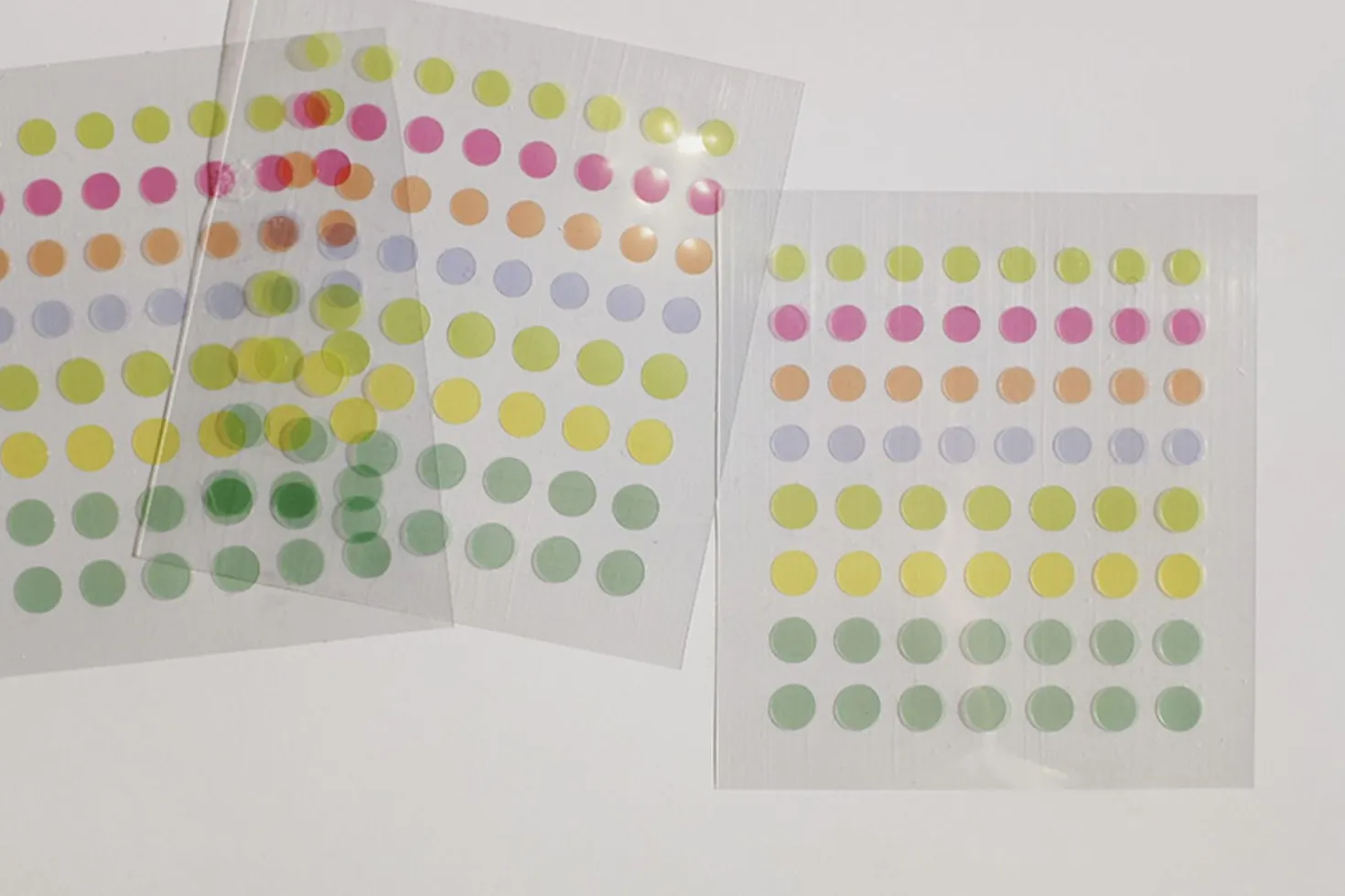 3pcs Pop Plain Deco Sticker Set