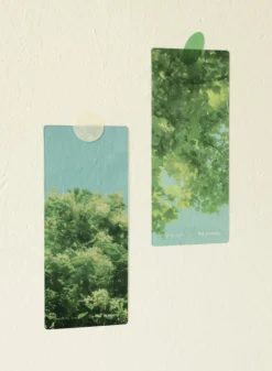 3pcs Scenery Translucent Bookmark Set