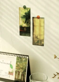 3pcs Scenery Translucent Bookmark Set